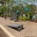 cornhole and oversized games near pool